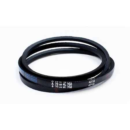 D&D A73/4L750 Classical V-Belt, 75 in Outside Length, 1/2 in Top Width, 1 Ribs A73/4L750